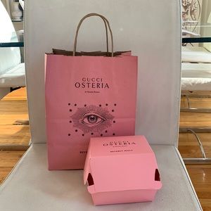 Beverly Hills Gucci Osteria bag and burger box